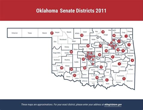 Oklahoma Senate district map | | enidnews.com