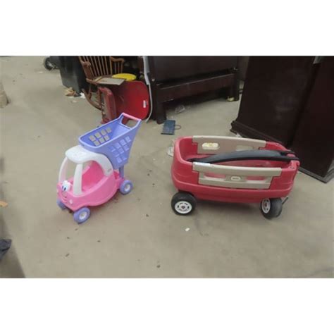 Little Tikes Plastic Red Wagon, Little Tikes Plastic Play Shopping Cart ...