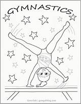 Free Gymnastics Coloring Pages  Printable Templates sketch template