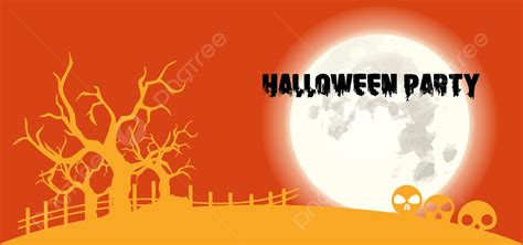 Halloween Party Banner Design Background, Celebration, Horror, Scary Background Image for Free ...