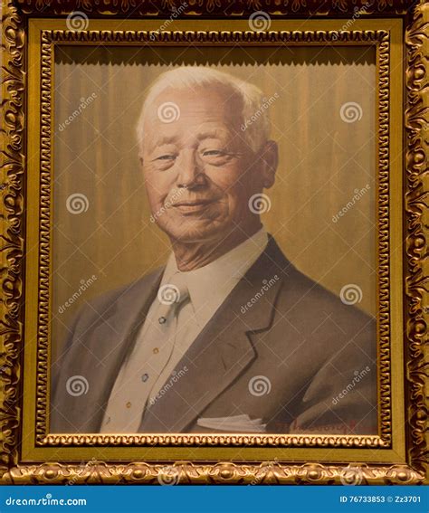 The First President of South Korea -Syngman Rhee Editorial Stock Photo ...