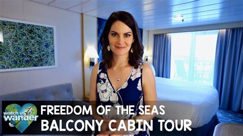 New! Freedom of the Seas Ocean View Balcony Tour - YouTube