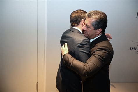 KRG Prime Minister and French President Convene at Davos Summit