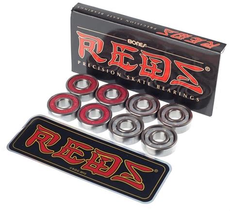 Bones Reds Bearings - 1 pack of 8 bearings - Sportwheels Sports Excellence