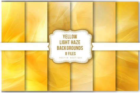 Yellow Light Haze Backgrounds Pack Graphic by Poster Boutique ...