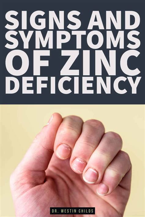 Zinc Deficiency Symptoms (How to Tell if you Need To Supplement) | Zinc ...