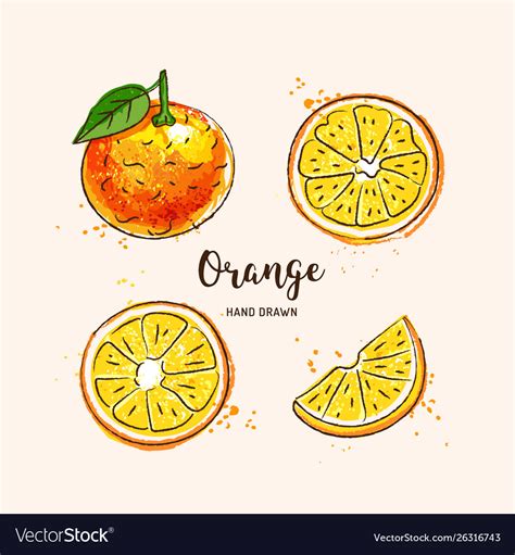 How To Draw An Orange Slice