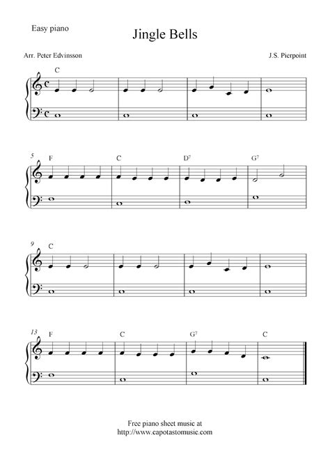 Free Printable Sheet Music For Piano