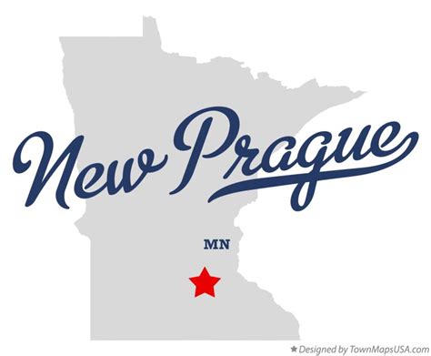 Map of New Prague, MN, Minnesota