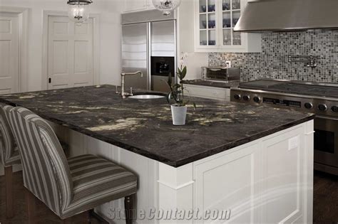 Titanium Granite Countertop from Italy - StoneContact.com