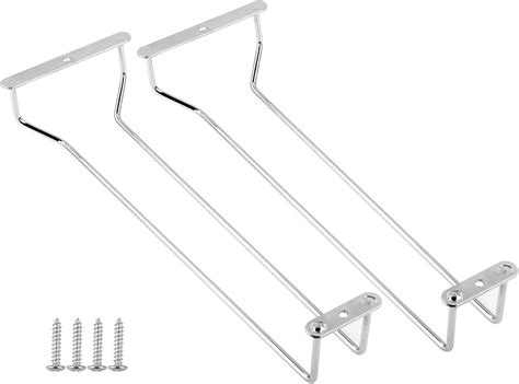 Amazon.com: CM Pack of 2 Under Cabinet Hanging Rack Wire Hanger Rack ...