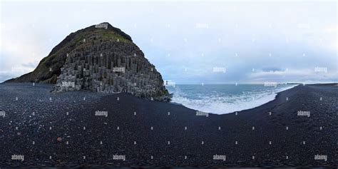 360° view of Reynisfjara basalt columns - Alamy