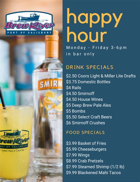 happy-hour | Waterfront Dining Restaurant Salisbury MD Brew River