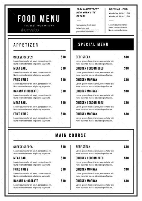 View Simple Cafe Menu Board PNG