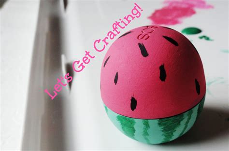 DIY: EOS Watermelon Decor | Soft Lips ~ Lip Balms, Butters, Chapsticks ...