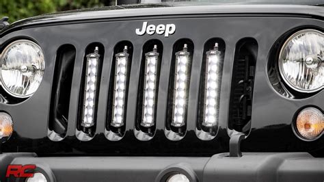 Amber Led Lights For Jeep Wrangler Grill