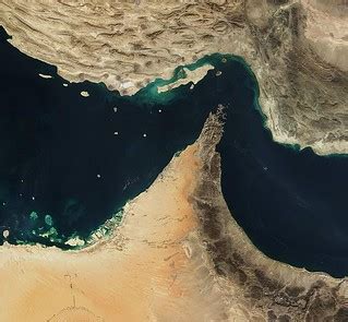 Strait of Hormuz | Satellite image of the Strait of Hormuz. … | Flickr