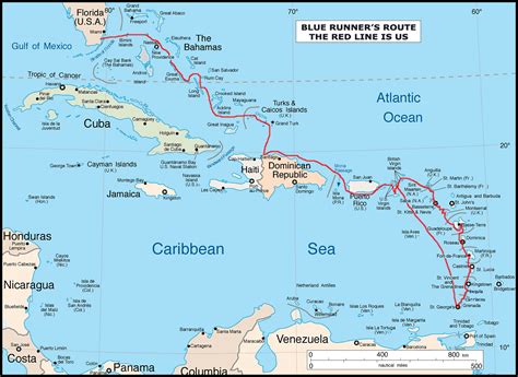 Where Is The Caribbean Sea Located On A World Map - United States Map