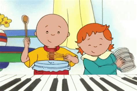 Caillou Making Music GIF - Caillou CaillouCartoon Drums - Discover ...