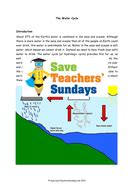The Water Cycle KS2 Lesson Plan, Explanation Text, Diagram to Label and ...