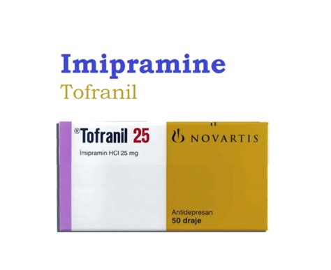 Imipramine (Tofranil) - Indications, Dosage, Side effects, Brands