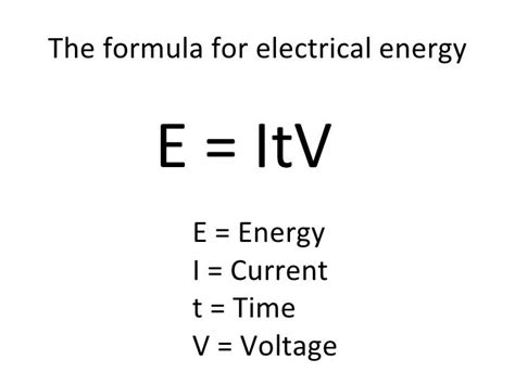 Electrical Energy