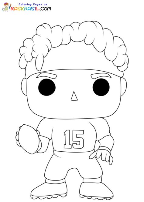 Patrick Mahomes Coloring Pages