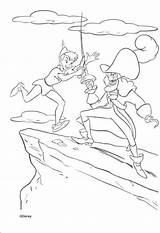 Captain hook And Peter Pan coloring Pages  Hellokidscom sketch template