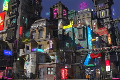 Cyberpunk art & architecture - Gallery - SketchUp Community