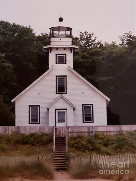 Old Mission Lighthouse Photograph by Harvest Moon Photography By Cheryl ...