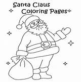 Santa Claus Coloring Page  Super sketch template