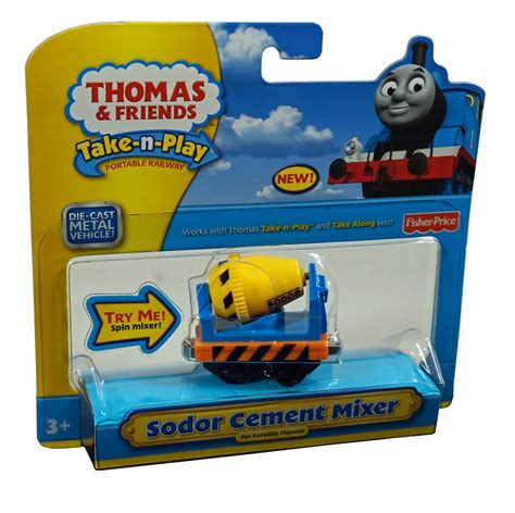 Thomas & Friends Take-n-Play Sodor Cement Mixer - Works with Thomas ...