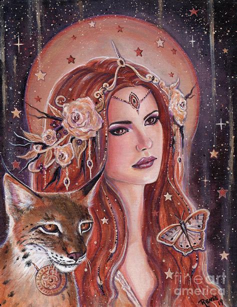 Freya Goddess Painting by Renee Lavoie - Fine Art America