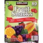 Kirkland Signature Fruit Snacks: Calories, Nutrition Analysis & More | Fooducate