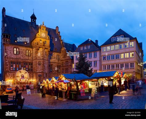 Christmas Market in Marburg, Hesse, Germany Stock Photo: 62727209 - Alamy