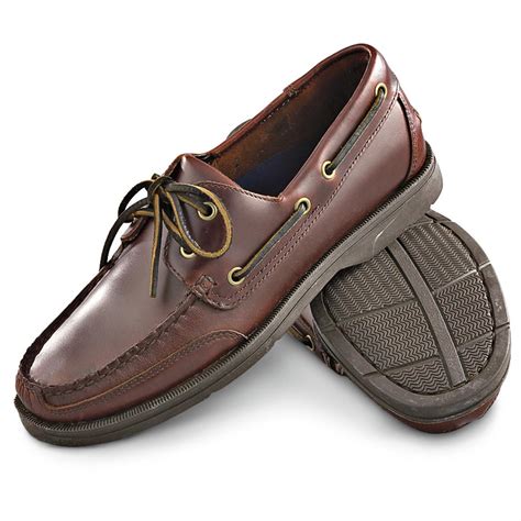 Men's Rockport® Boat Shoes, Red Brown - 139416, Boat & Water Shoes at Sportsman's Guide