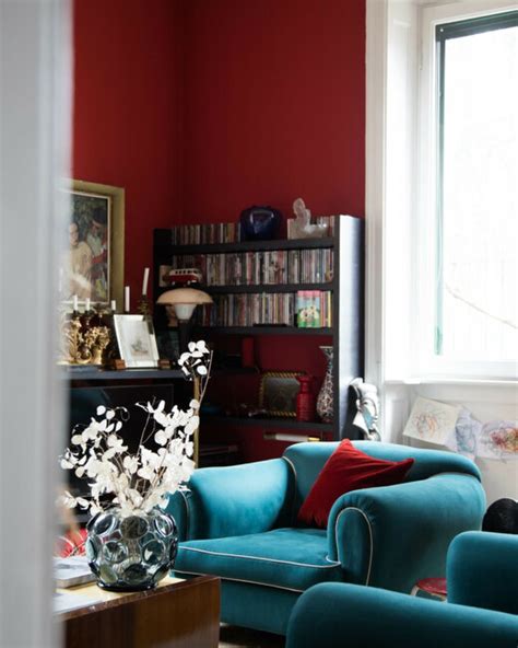 Bold Red Paint Color For Walls - Interiors By Color