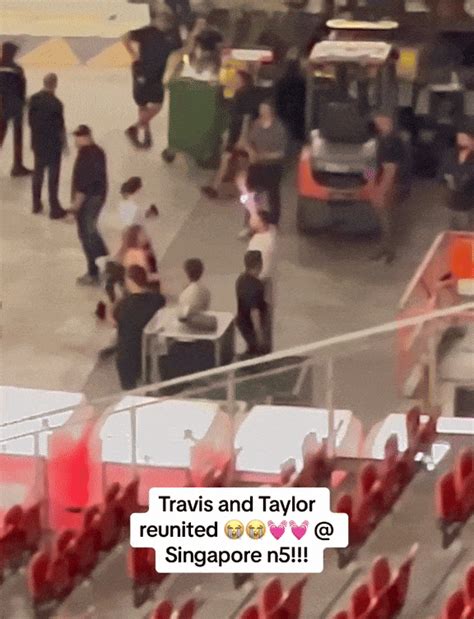 Travis Kelce spotted at Taylor Swift S'pore concert on 8 March, both mark reunion with a kiss