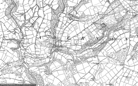 Historic Ordnance Survey Map of Talog, 1887 - Francis Frith