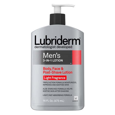 Lubriderm Men's 3-in-1 Lotion With Light Fragrance - Shop Body Lotion at H-E-B