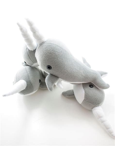 Sparkling Grey Narwhal Stuffed Animal Plush Toy | Cuddly toy, Animals