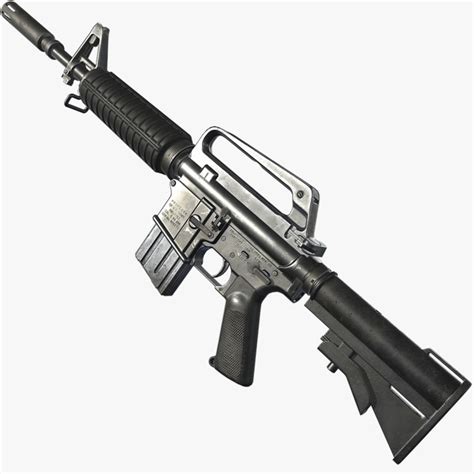 Xm177 firearm weapon 3D - TurboSquid 1186962