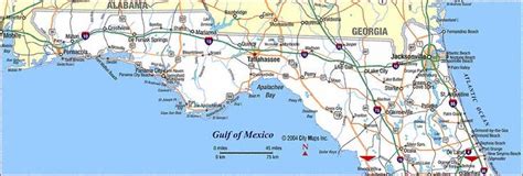 Highway Map of Northern Florida - Aaccessmaps.com | Map of northern florida, Map of florida, Map ...