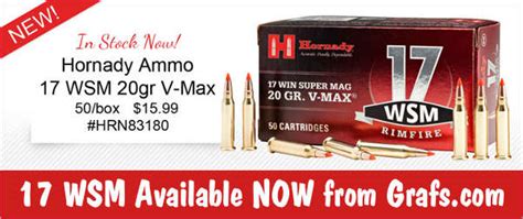 Hornady 17 WSM Rimfire Ammo Now Available « Daily Bulletin