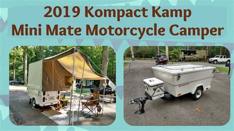 Kompact Kamp Mini Mate Motorcycle Camper | Reviewmotors.co