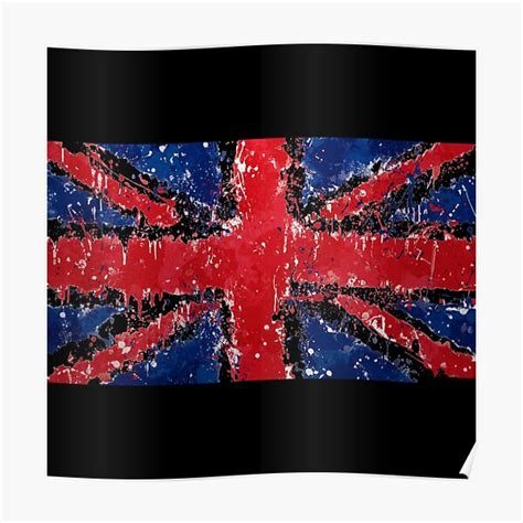 "British flag" Poster for Sale by Yazan-designs | Redbubble