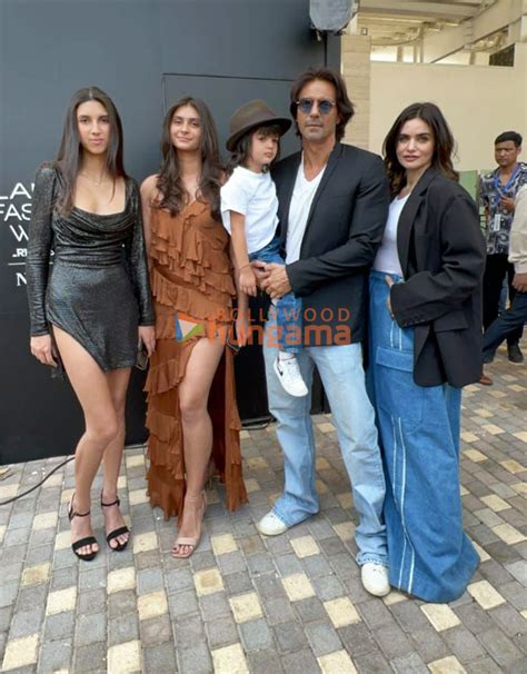 Photos: Arjun Rampal and family snapped attending the Lakme Fashion Week 2023 | Parties & Events ...