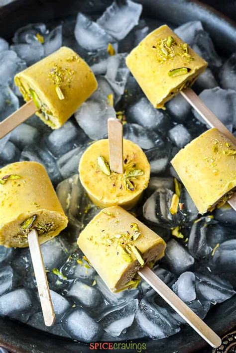 Mango Kulfi - Easy No-Cook Recipe - Spice Cravings