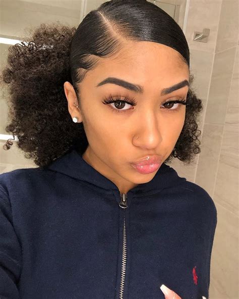 f o l l o w : @chitownpins for more 🧬 | Slick hairstyles, Cute curly ...