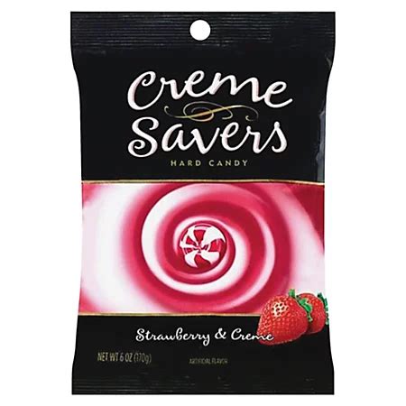 Creme Savers Candy Strawberry 6.25 Oz. Bag by Office Depot & OfficeMax